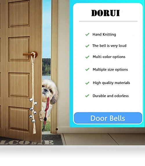 Extra Loud Dog Potty Training Bells — Doorbells, DORUI