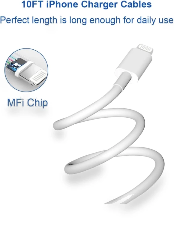 Fast Charger with Long Cable — Lightning, Coreykin