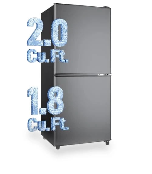 Fridge with Bottom Freezer and Drawer — Mini Fridges, Anypro