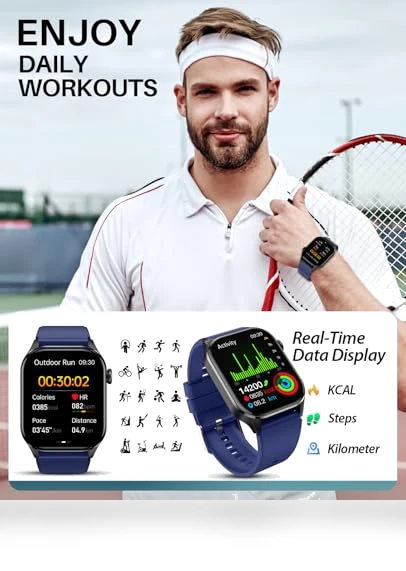 Infrared True Blood Oxygen Monitor Smart Watch — Smartwatches, SOUYIE