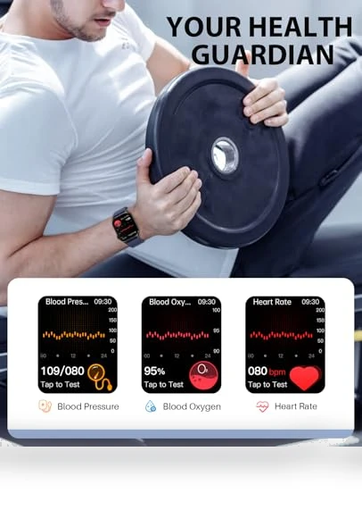 Infrared True Blood Oxygen Monitor Smart Watch — Smartwatches, SOUYIE