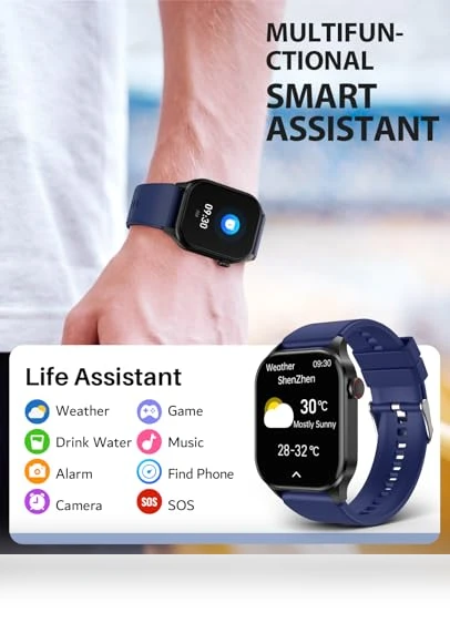 Infrared True Blood Oxygen Monitor Smart Watch — Smartwatches, SOUYIE