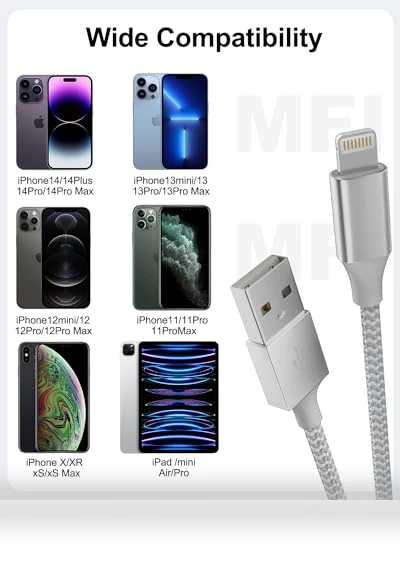 Long Lightning Cable Fast Charging — Lightning, VODRAIS