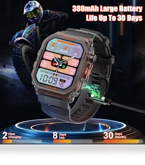 Military Smart Watch for Men — Smartwatches, SGJIK