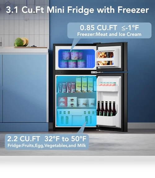 Mini Fridge with Freezer — Mini Fridges