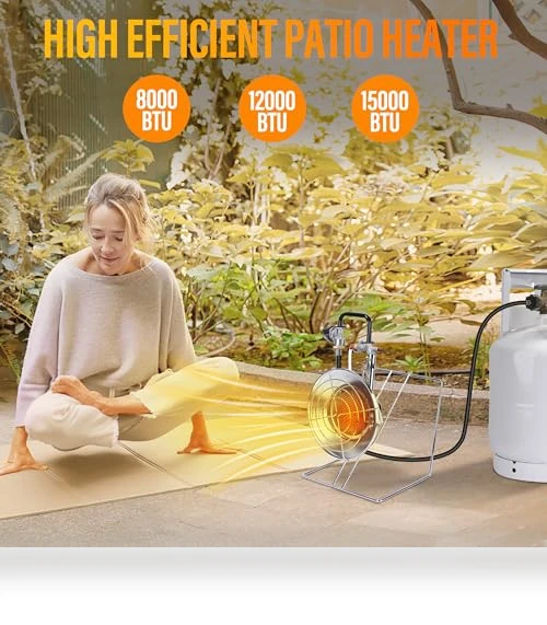 Multi-Use Portable Propane Heater/Cooker — Patio Heaters, Hotdevil