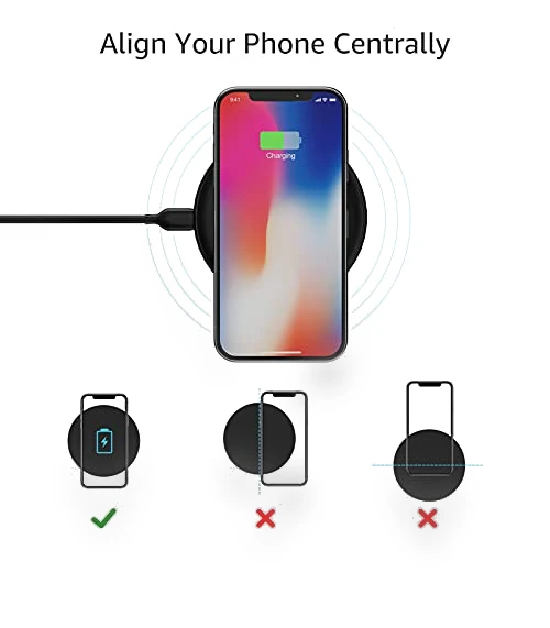 Qi Certified Wireless Phone Charger Pad — Chargers, Amazon Basics