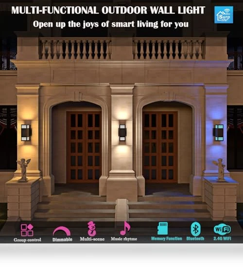 RGB Smart Wall Lights — Garden Illumination, iYogaled