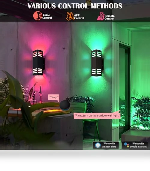 RGB Smart Wall Lights — Garden Illumination, iYogaled