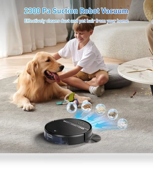 Robot Vacuum and Mop Combo — Smart Cleaning Robots, MANVN