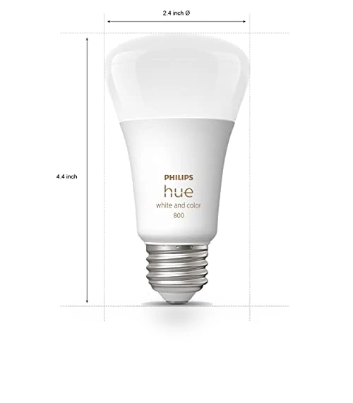 Smart 60W A19 LED Bulb — LED, Philips Hue