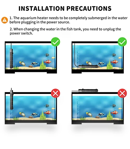 Submersible Aquarium Heater — Heaters & Chillers, HiTauing