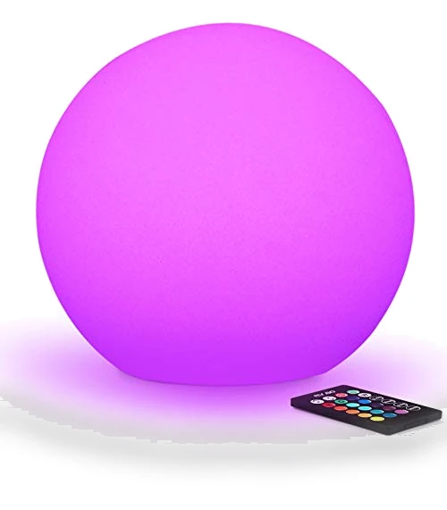 Waterproof Rechargeable LED Glowing Ball Light Orb Globe Lamp — Outdoor Light Projectors, Mr.Go