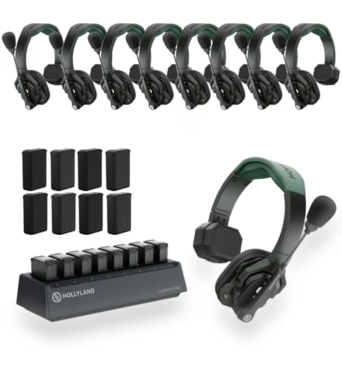 Wireless Intercom Headset System — Headsets, Hollyland