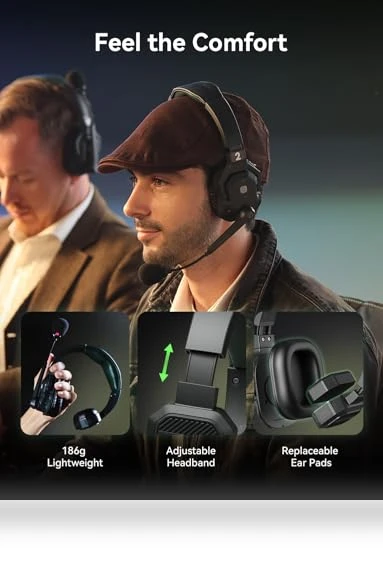 Wireless Intercom Headset System — Headsets, Hollyland