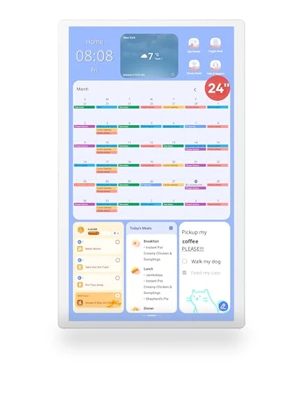 Digital Calendar Wall Touch Screen — Digital Planners, Cozyla Mate