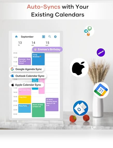 Digital Calendar Wall Touch Screen — Digital Planners, Cozyla Mate