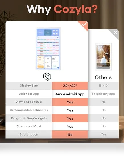 Digital Calendar Wall Touch Screen — Calendars, Cozyla Mate