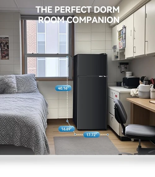 Double Door Refrigerator with Freezer — Mini Fridges, Anypro
