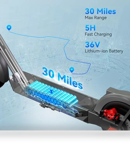Electric Scooter with 10" Tires — Electric Self-Balancing Scooters, SISIGAD