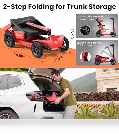 Foldable Mobility Scooter — Push Scooters, Glashow