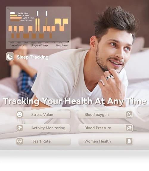 Health Fitness Tracker Smart Ring — Smart Rings, FFFITNES