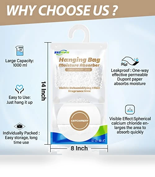 Moisture Absorber Hanging Bags — Air Moisture Control, ZSZMFH