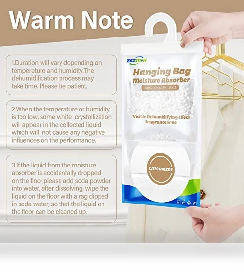 Moisture Absorber Hanging Bags — Air Moisture Control, ZSZMFH