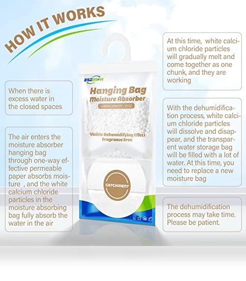 Moisture Absorber Hanging Bags — Air Moisture Control, ZSZMFH