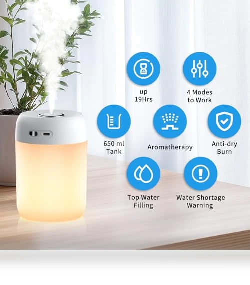 Night Lights Humidifiers For Bedroom — Air Moisturizers, SZO