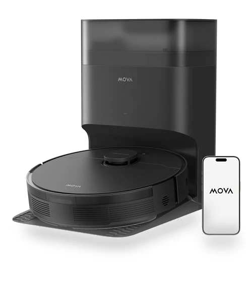 Robot Vacuum with Self-Empty Dock — Smart Cleaning Robots, MOVA
