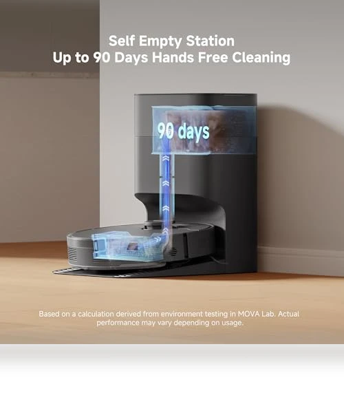 Robot Vacuum with Self-Empty Dock — Smart Cleaning Robots, MOVA