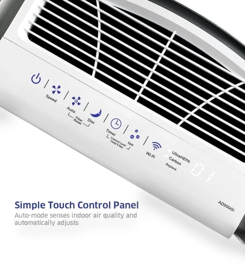 Smart Air Purifier for Living Rooms & Bedrooms — HEPA Air Purifiers, AirDoctor