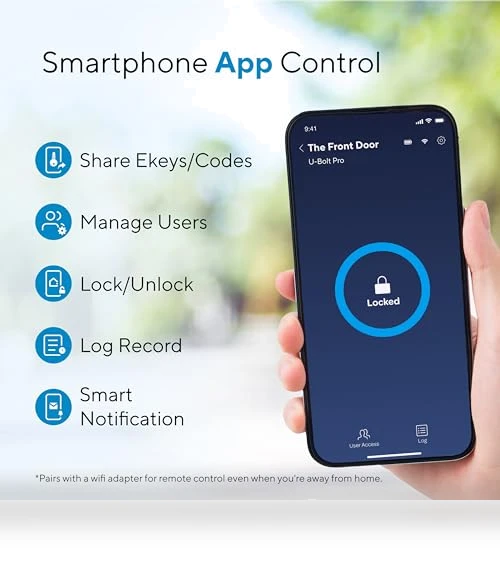 Smart Lock U-Bolt Pro — Keyless Entry, ULTRALOQ