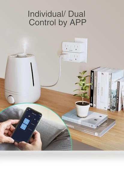 Smart Plug Outlet Extender — Multi-Outlets, GHome Smart