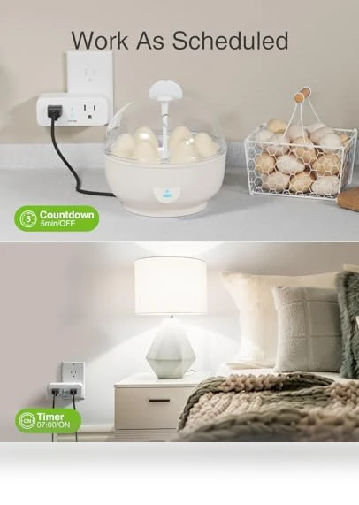 Smart Plug Outlet Extender — Multi-Outlets, GHome Smart