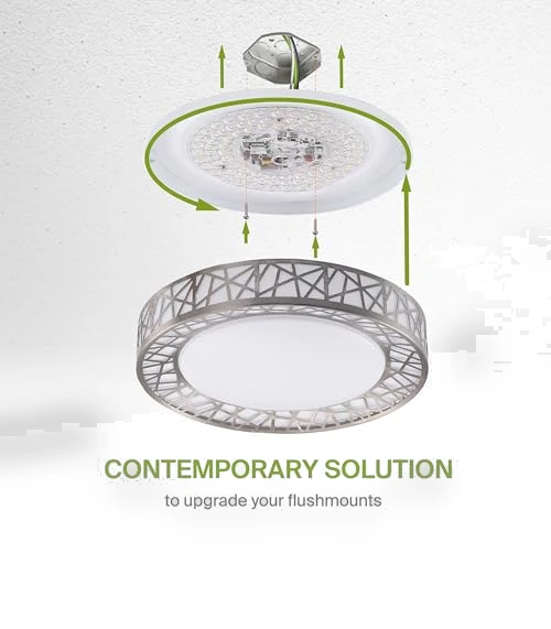 Smart RGBW Flush Mount Ceiling Light — Overhead Lighting, ASD