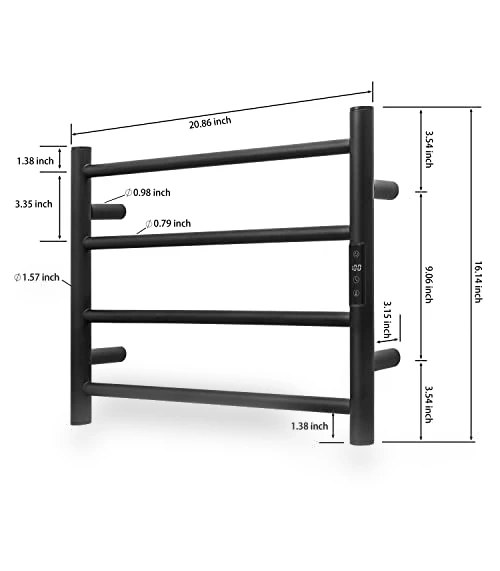 Smart WiFi Towel Warmer Wall Mounted — Towel Warmers, KEG