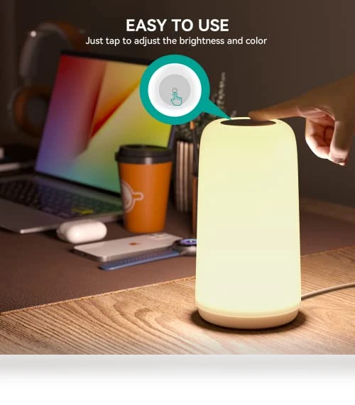 Touch Bedside Table Lamp — Desk & Table Lighting, ROOTRO