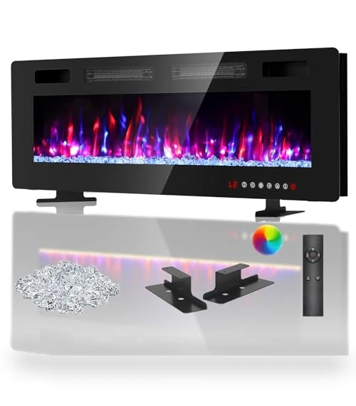 Ultra Thin Electric Fireplace — Electric Heating Solutions, BREEZEHEAT