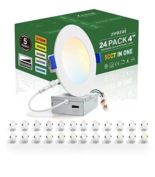 Ultra-Thin LED Recessed Ceiling Light — LED, zouzai