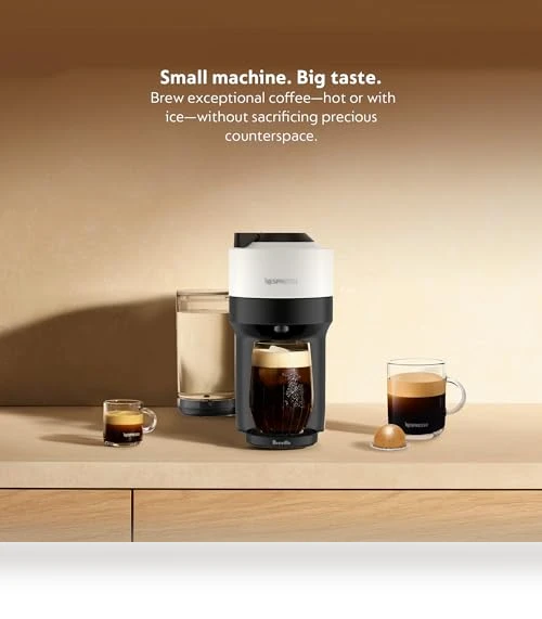 Vertuo Pop+ Coffee and Espresso Maker with Milk Frother — Single-Cup Coffee Makers, Nespresso