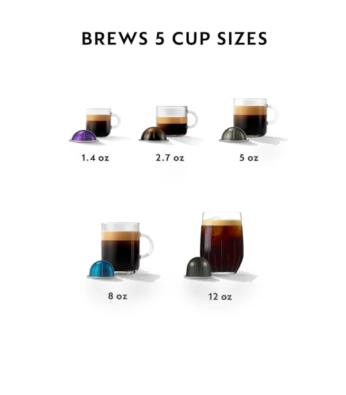 Vertuo Pop+ Coffee and Espresso Maker with Milk Frother — Single-Cup Coffee Makers, Nespresso