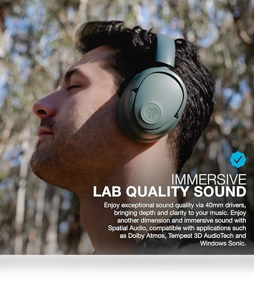 Wireless Headphones with Active Noise Cancelling — Over-Ear Headphones, JLab