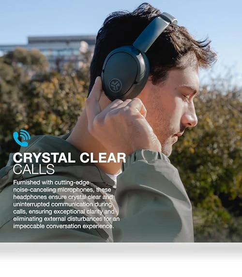 Wireless Headphones with Active Noise Cancelling — Over-Ear Headphones, JLab