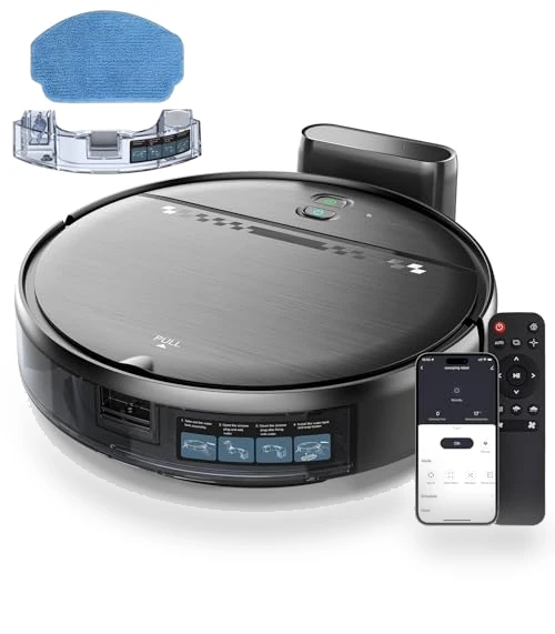 2-in-1 Robotic Vacuum and Mop Cleaner — Smart Cleaning Robots, SHELIKI