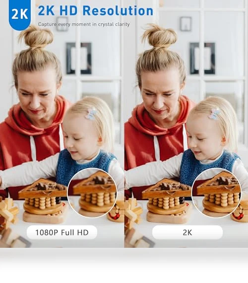 2K Home Security Camera — Baby Monitors