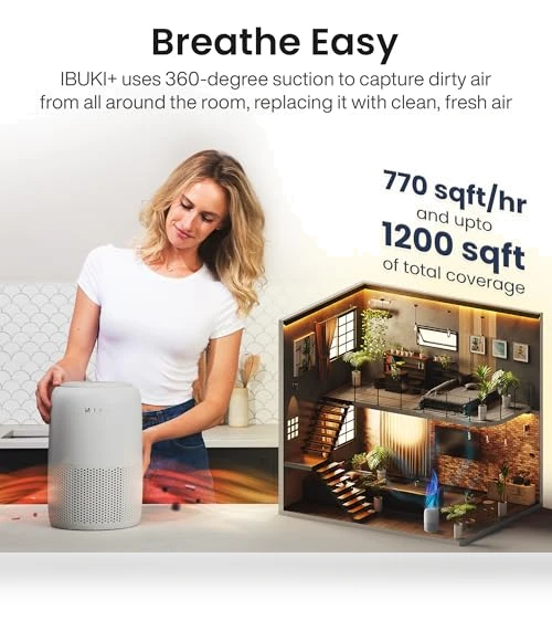 Air Purifier with 3-in-1 HEPA Filter & Sleep Mode — HEPA Air Purifiers, MIKO