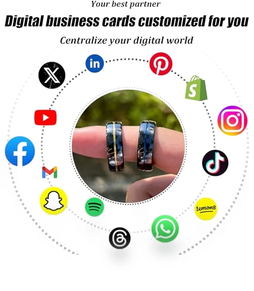Digital Business Card NFC Ring — Smart Rings, itapring