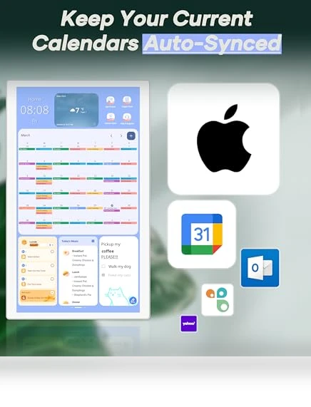 Digital Calendar Wall Touch Screen — Digital Planners, cozyla